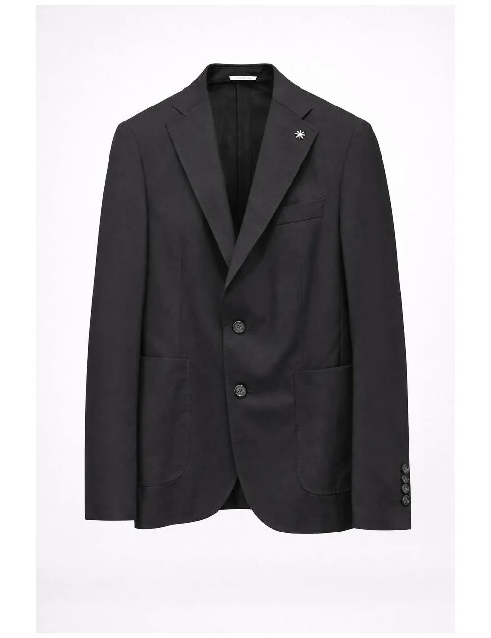 Giacca nera monopetto