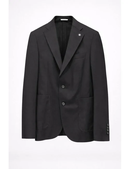 Giacca nera monopetto