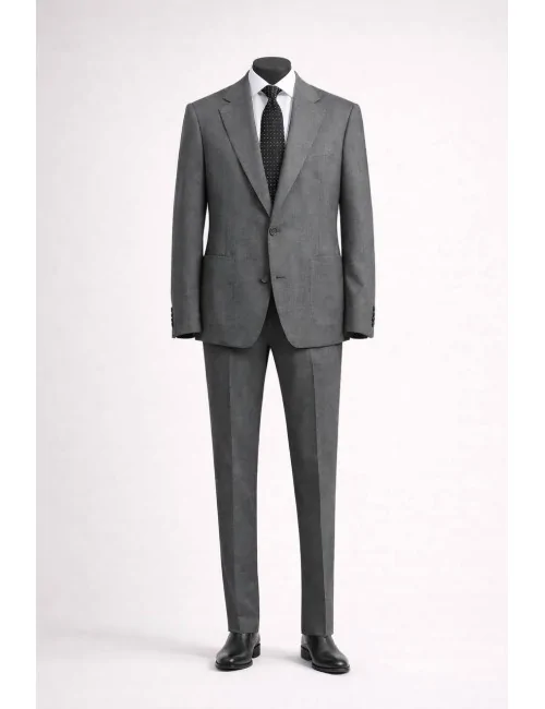 Abito grigio monopetto