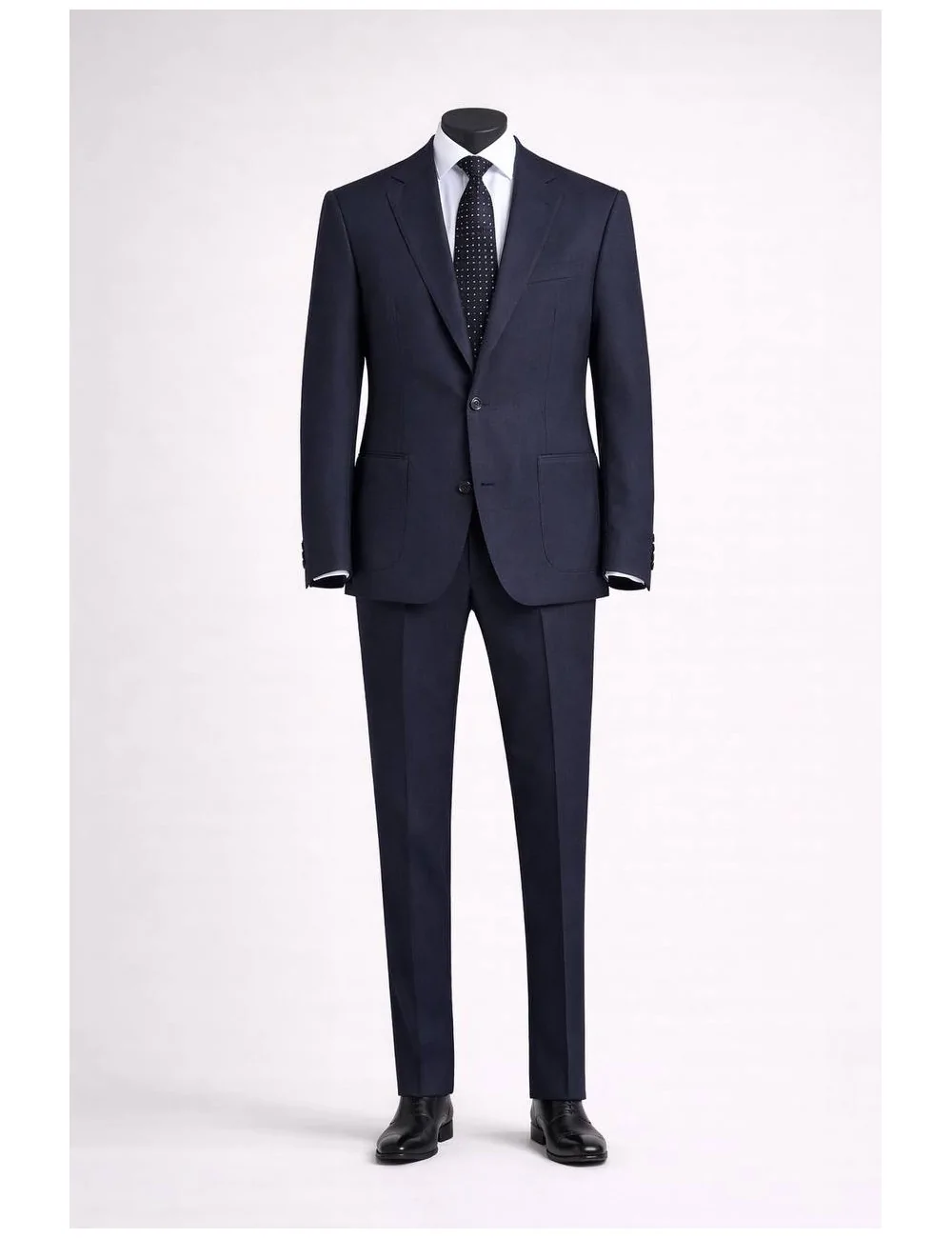 Abito blu notte monopetto