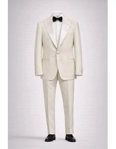 Abito monopetto panna