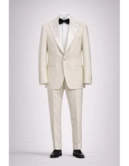 Abito monopetto panna