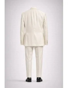 Abito monopetto panna 2