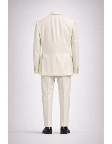 Abito monopetto panna