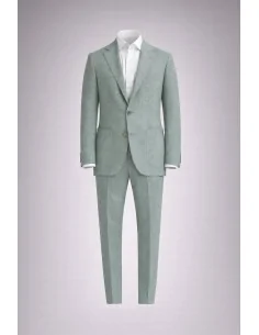 Abito verde monopetto