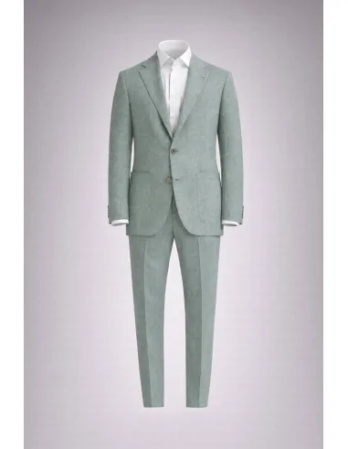 Abito verde monopetto