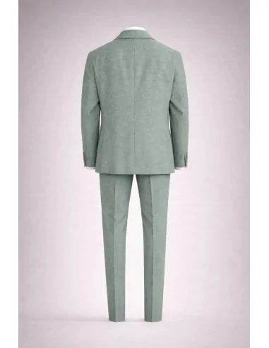 Abito verde monopetto