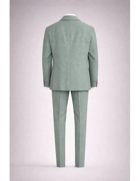 Abito verde monopetto