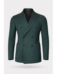 Giacca verde doppiopetto