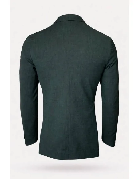 Giacca verde doppiopetto