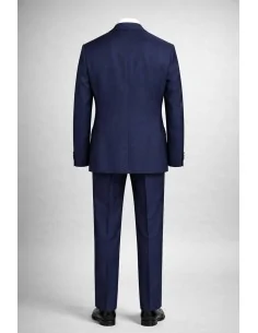 Abito Blu Con Lancia In Raso 2