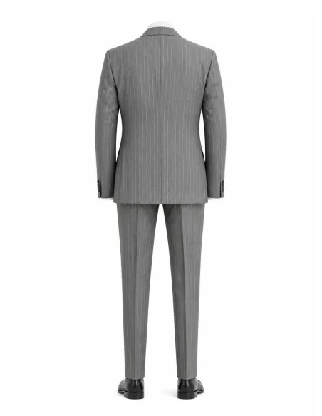 Abito Gessato Grigio