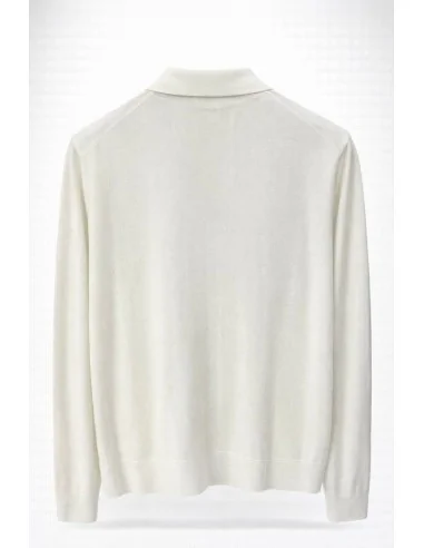 Maglia camicia traforata