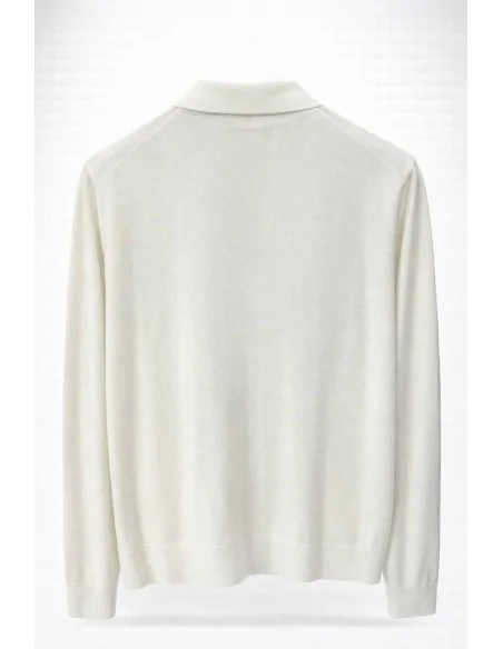 Maglia camicia traforata