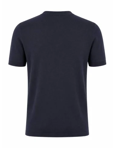 Maglia girocollo seta e cotone