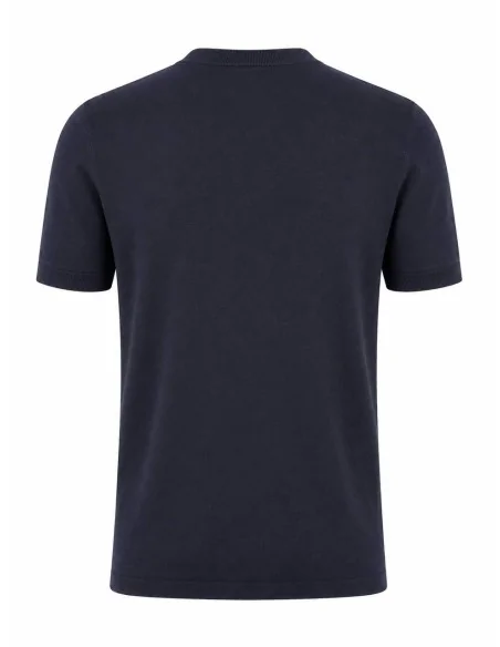 Maglia girocollo seta e cotone