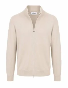 Cardigan con zip