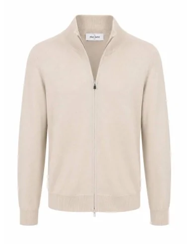 Cardigan con zip