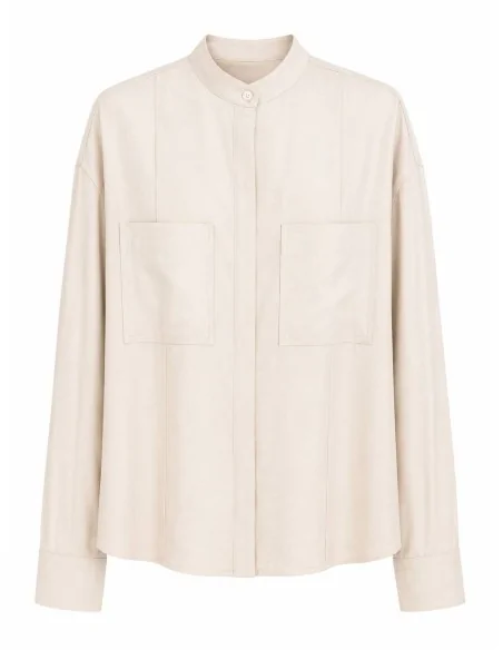 Camicia in gabardina