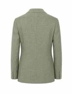 Giacca monopetto in lino e cotone 2