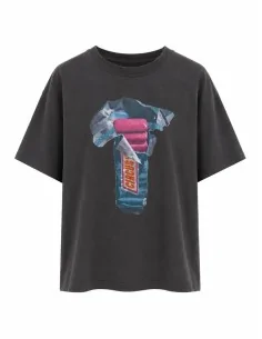 T-shirt con stampa chewing