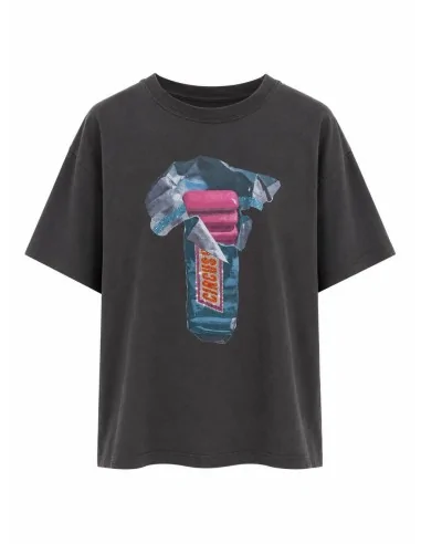 T-shirt con stampa chewing