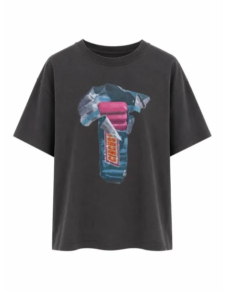 T-shirt con stampa chewing