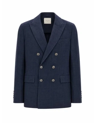 Blazer doppiopetto denim