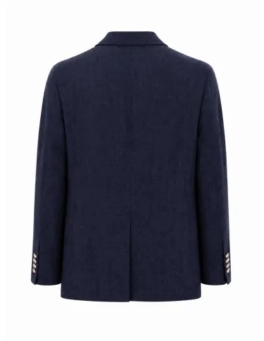 Blazer doppiopetto denim
