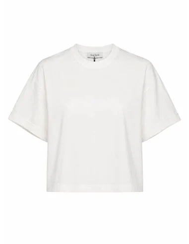 T-shirt bianca in cotone