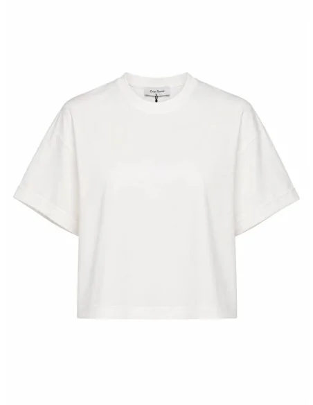T-shirt bianca in cotone
