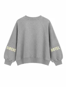 Felpa cropped oversize 2