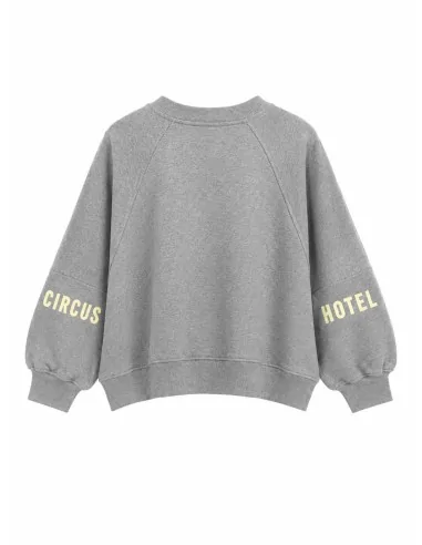 Felpa cropped oversize