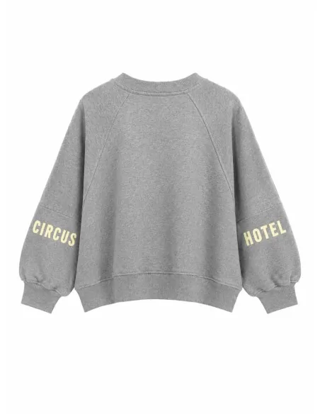 Felpa cropped oversize