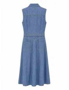 Abito lungo chambray 2