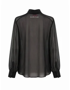 Camicia nera con fiocco 2