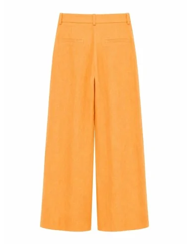 Tailleur arancio effetto lucido