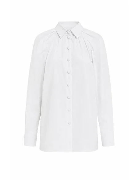 Camicia bianca maniche a sbuffo