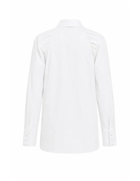 Camicia bianca maniche a sbuffo