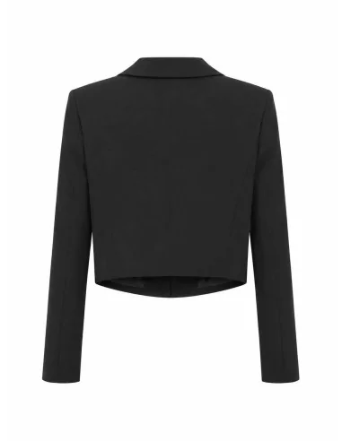 Blazer Nero Croppato