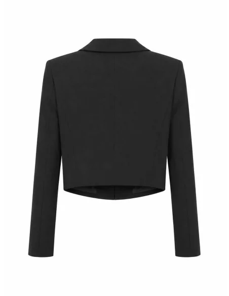 Blazer Nero Croppato