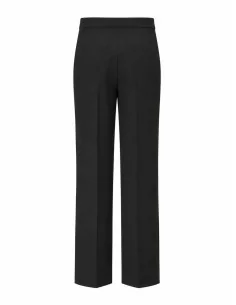 Pantalone Nero Con Zip Laterale 2