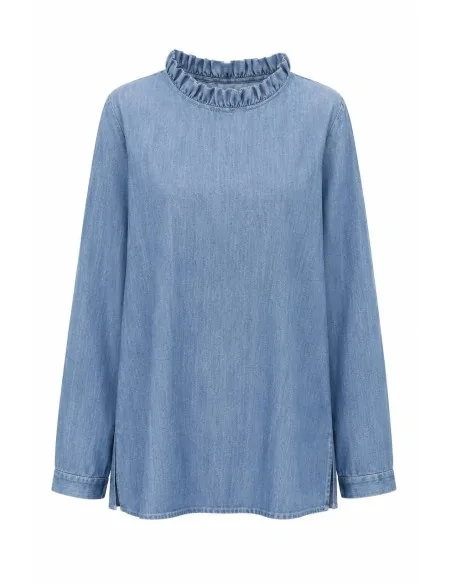 Camicia lavaggio denim