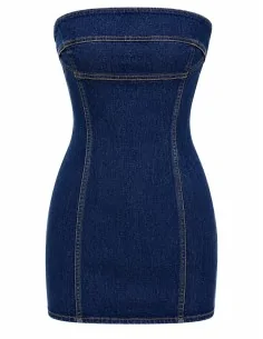 Abito tubino in denim