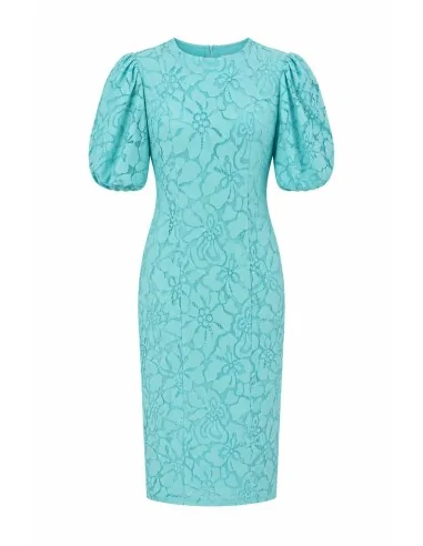 Abito midi in pizzo