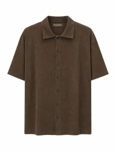 Camicia in cupro