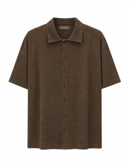 Camicia in cupro
