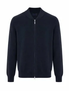 Cardigan con zip
