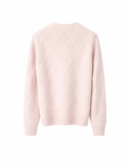 Maglia Rosa In Cashmere