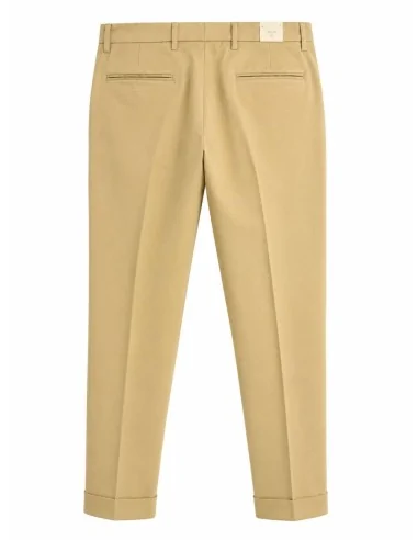 Pantalone Beige Con Pinces